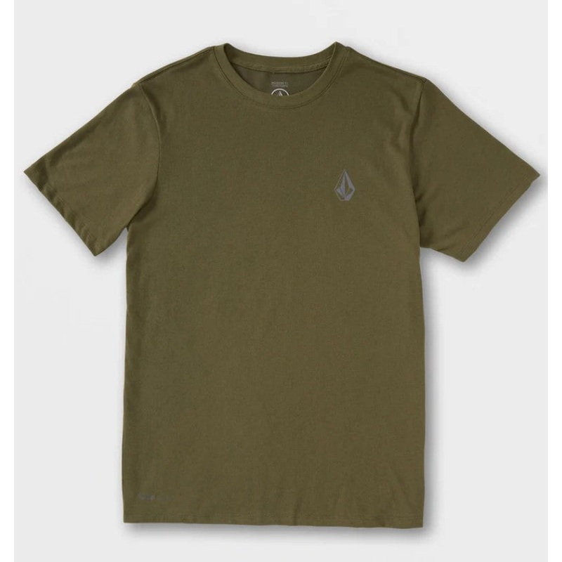 Volcom Stone Tech Tee in Military