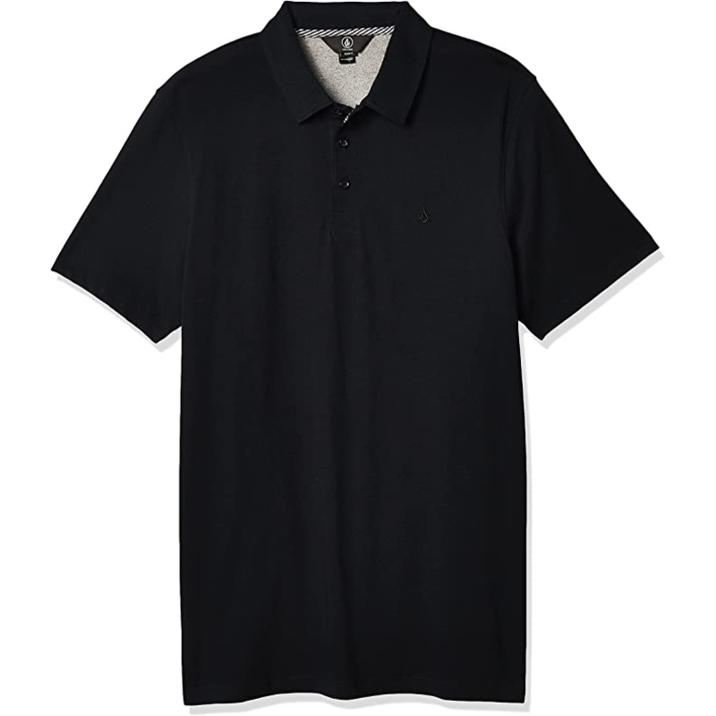 Volcom Wowzer Polo Shirt in Black