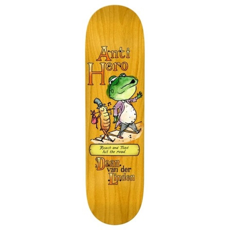 Antihero Daan Roach and Toad Skateboard Deck