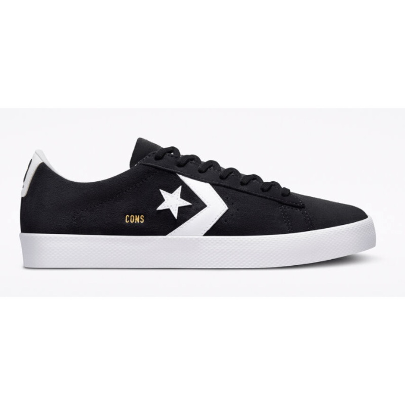 Converse Pro Leather Pro Ox Skate Shoe in Black and White