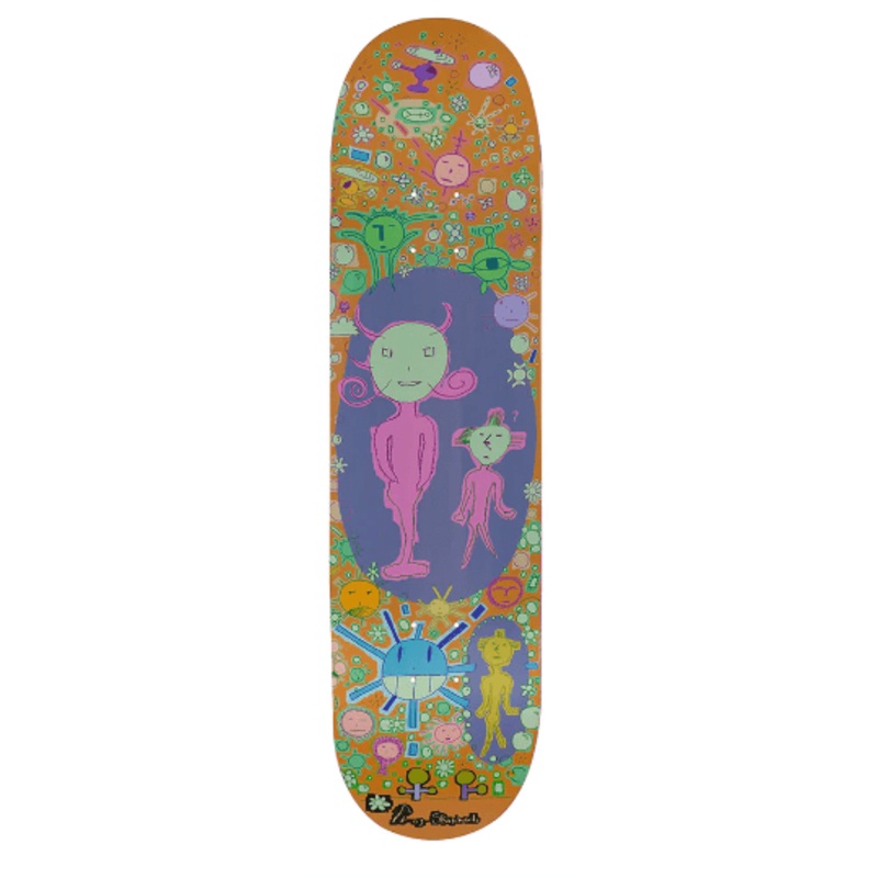 Frog Sensational ! Skateboard Deck in Orange 8.25''