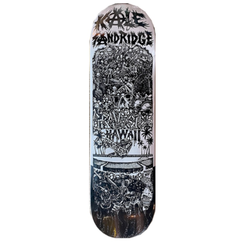 Graveside Kale Shaped Skate Deck in 9"