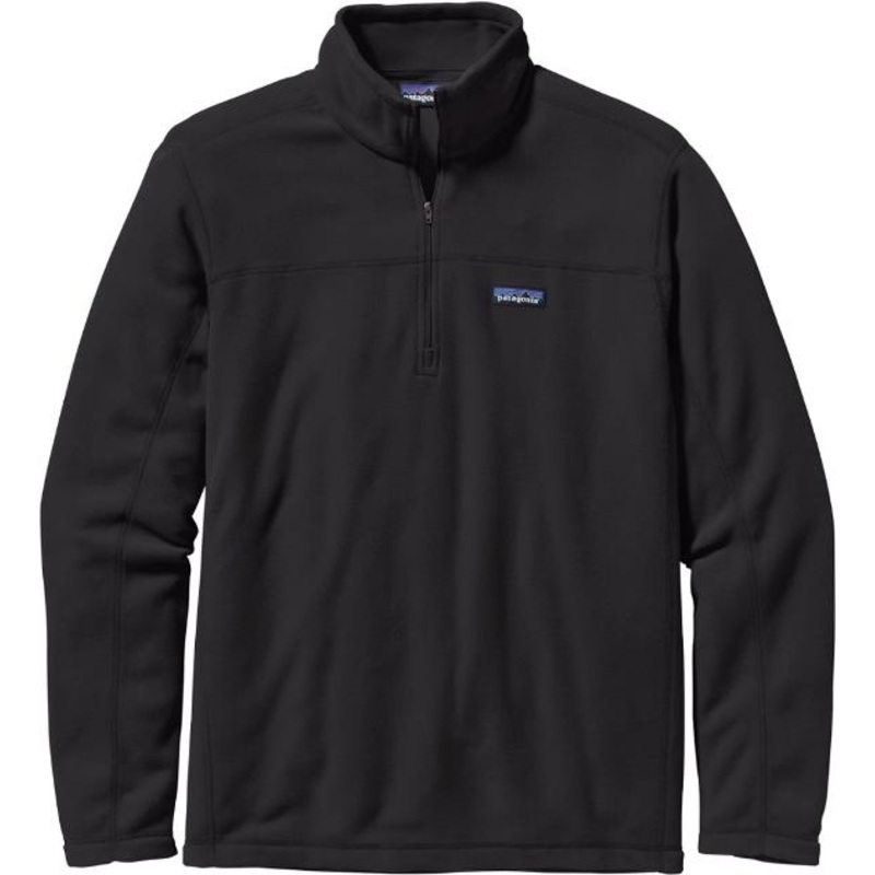 Patagonia Mens Micro D Pullover Fleece in Black 2023