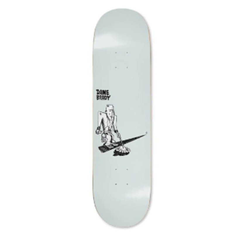 Polar Dane Brady Mopping Green Skateboard Deck