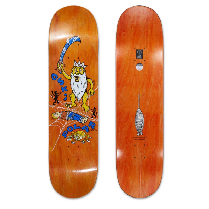 Polar Oskar Rozenberg Spider King Skateboard Deck in 8.5''