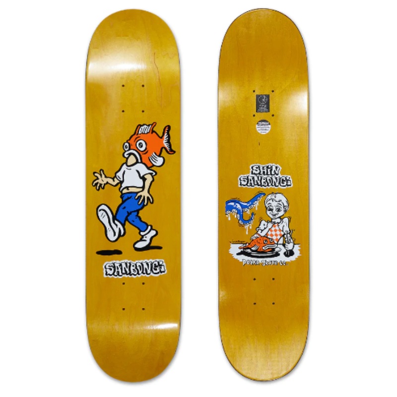 Polar Shin Sanbongi Fish Head Skateboard Deck in 8.5''