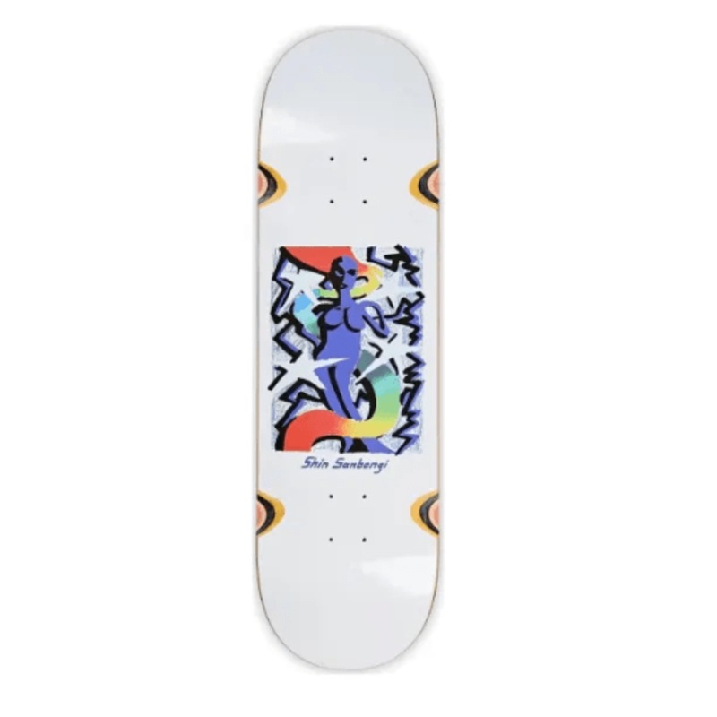 Polar Shin Sanbongi Queen Wheel Wells Skateboard Deck in 9''