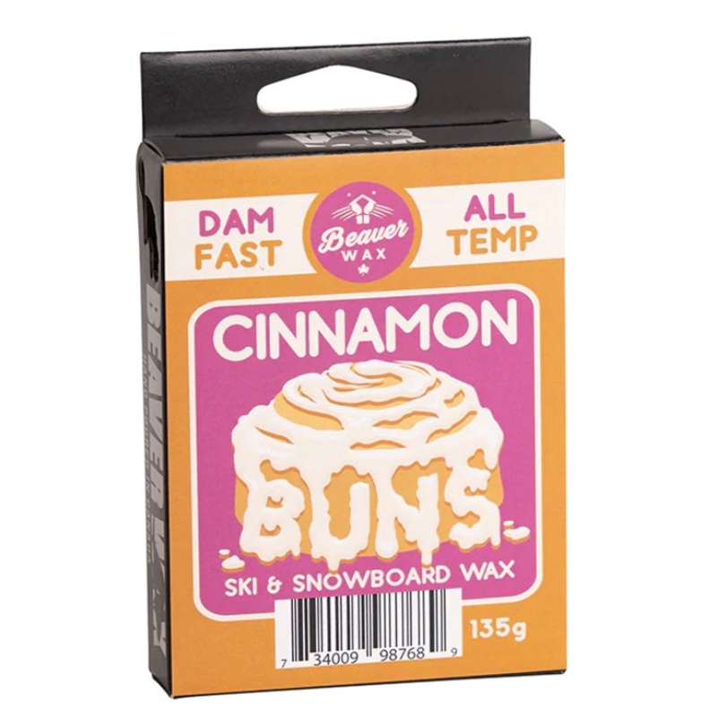 Beaver Wax Cinnamon Bun Scented Snowboard Wax