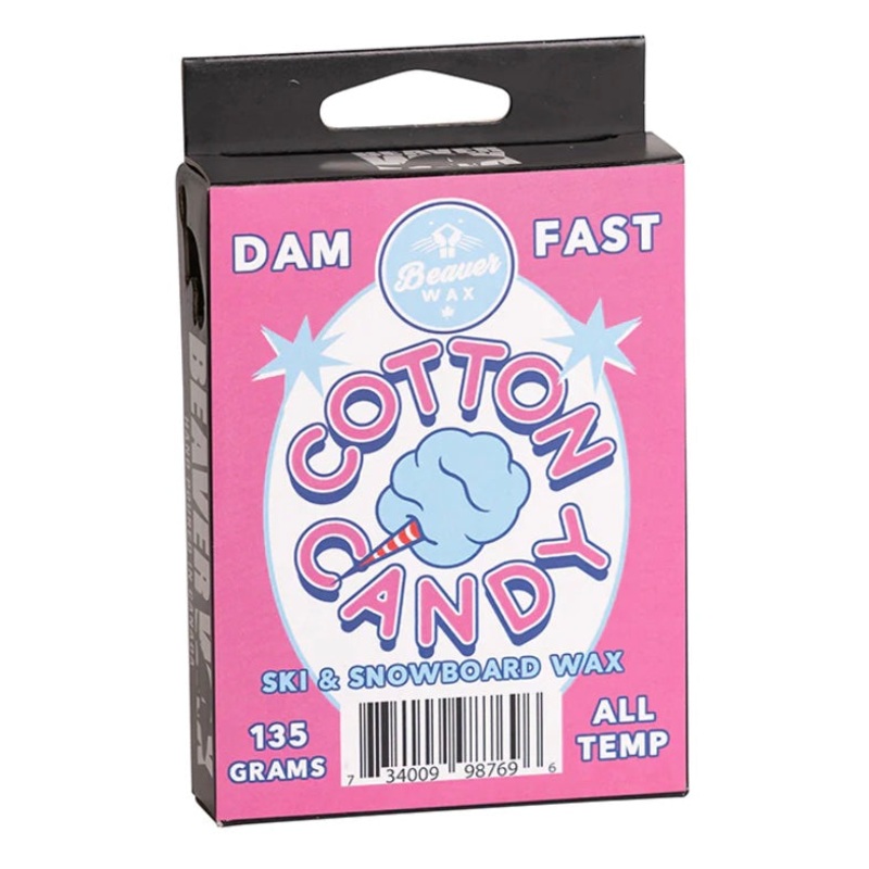 Beaver Wax Cotton Candy Scented Snowboard Wax
