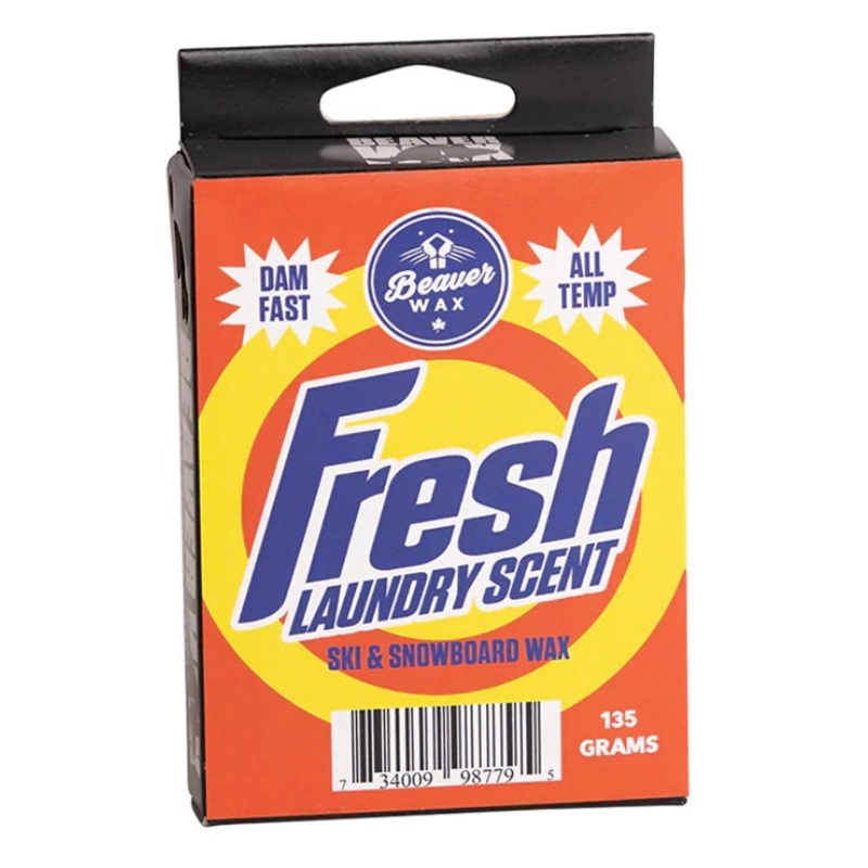 Beaver Wax Fresh Laundry Scented Snowboard Wax