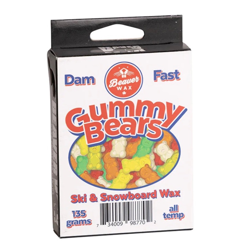 Beaver Wax Gummy Bears Scented Snowboard Wax
