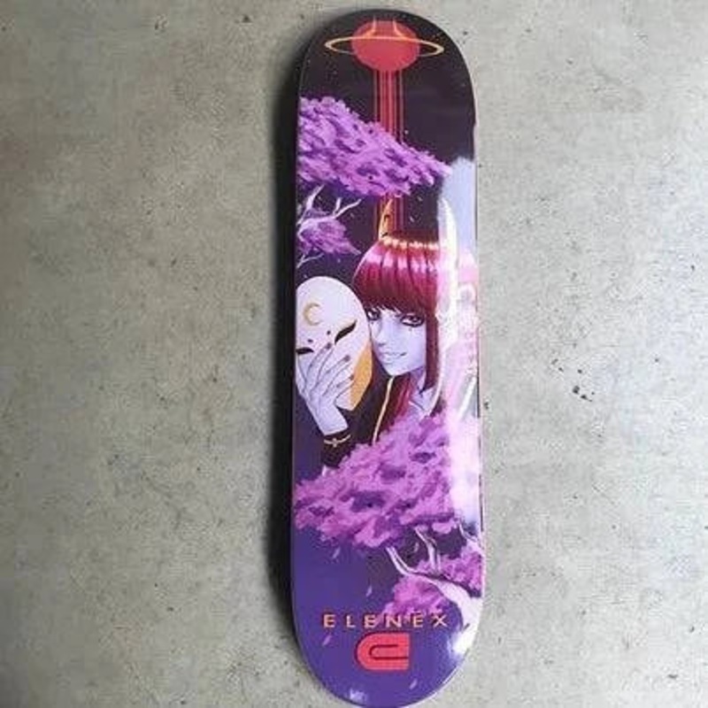 Elenex Blood Moon Skateboard Deck in 8.5'' Assorted Stains