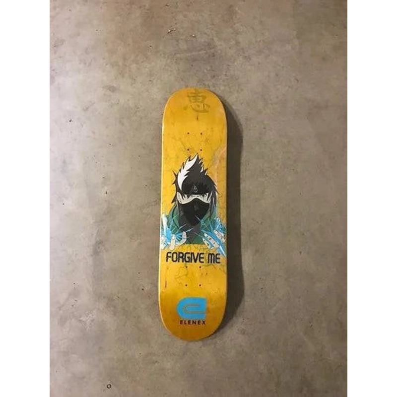 Elenex Forgive Me Skateboard Deck in Assorted Stains