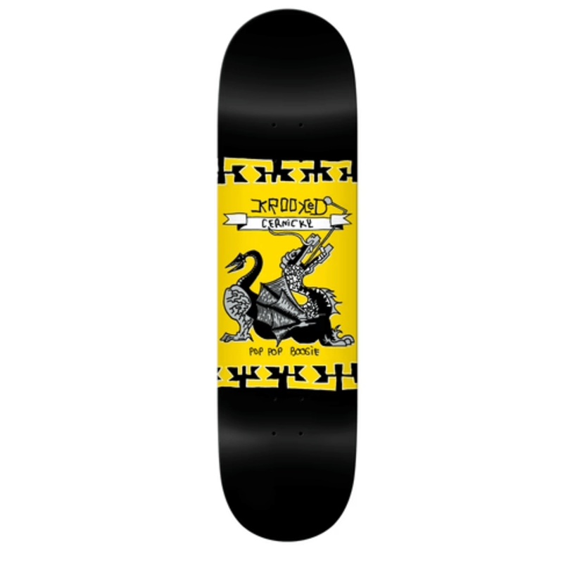 Krooked Cernicky Boogie Skateboard in 8.25 "