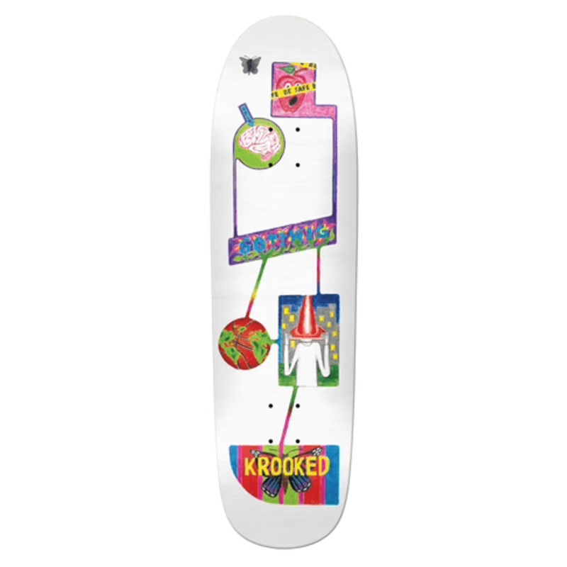 Krooked Gottwig Be Safe Skateboard in 8.88 "