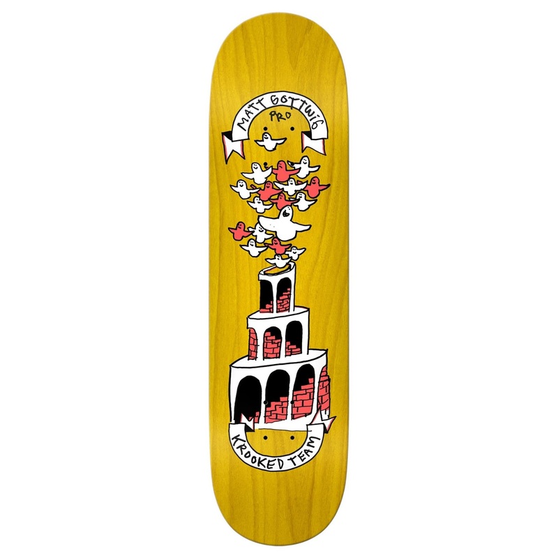Krooked Gottwig Flock Skateboard Deck