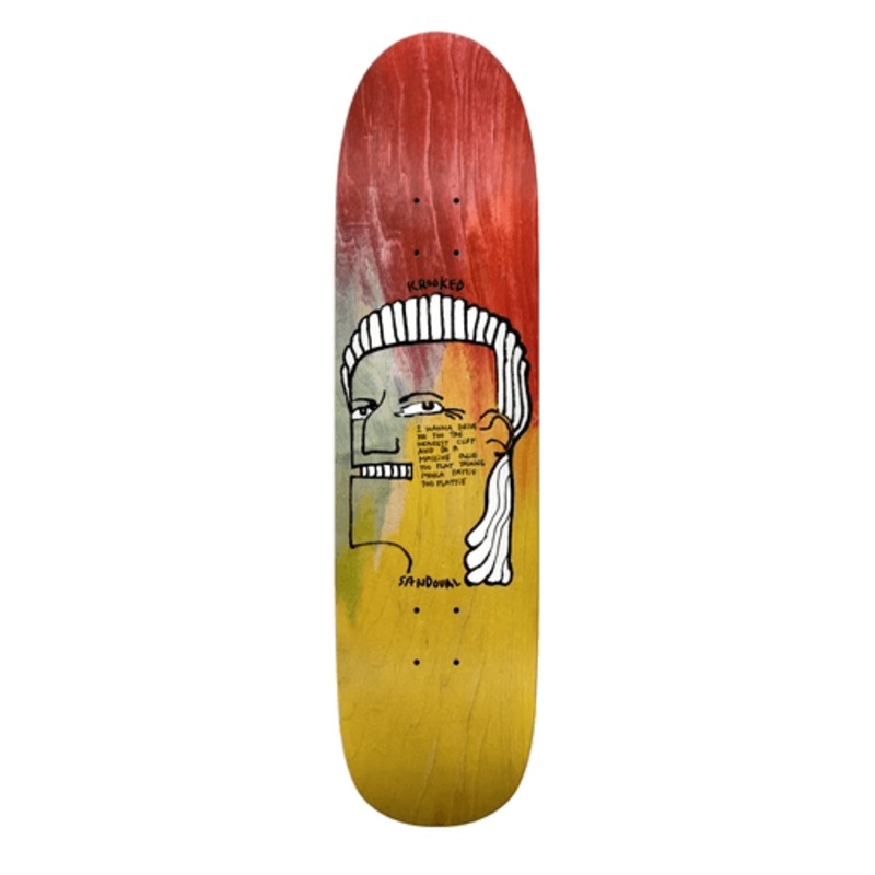 Krooked Sandoval Mega Skateboard in 8.25 "