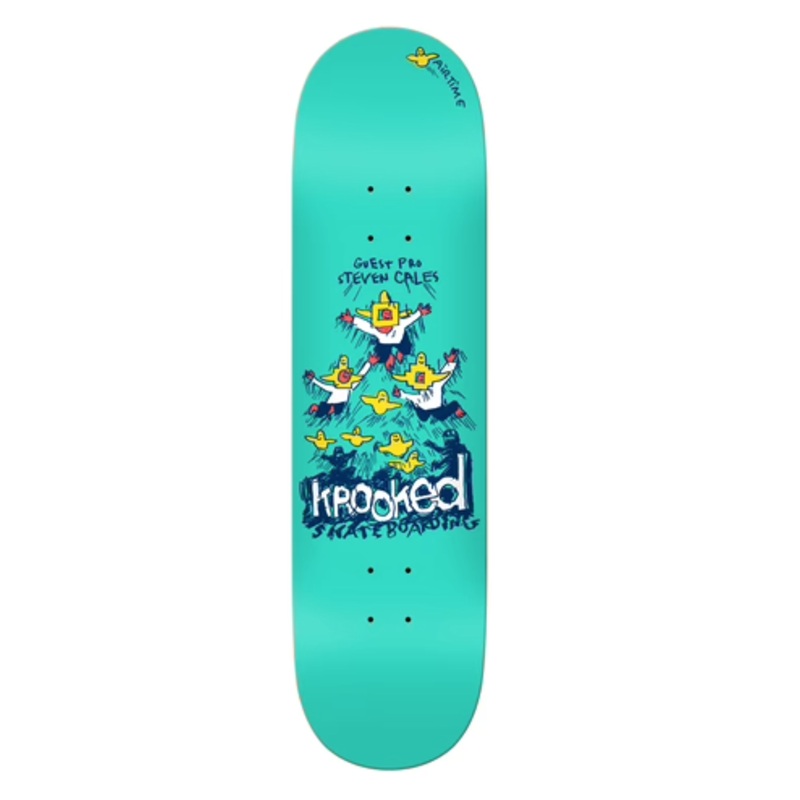 Krooked Steven Cales Guest Pro Skateboard in 8.38 "