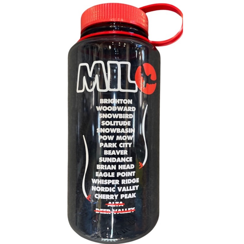 Milosport x Nalgene Snowboard Utah Water Bottle