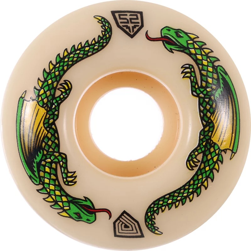 Powell Peralta Dragon Formula 54mm 93A Off White 4pk Skate Wheel