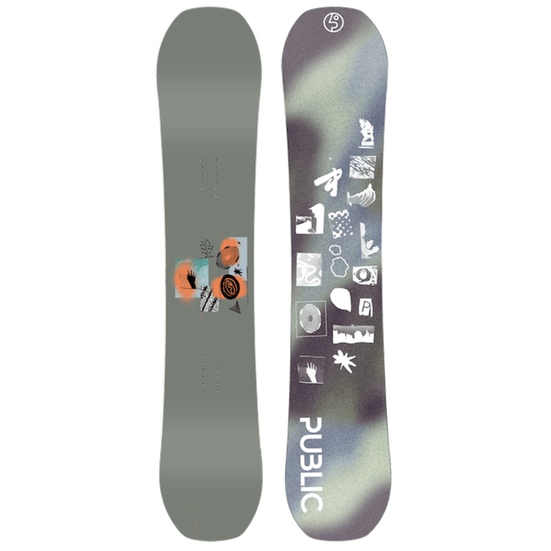 Public Darrel Mathes Public Display Flat to Gradual Rise Snowboard 2023