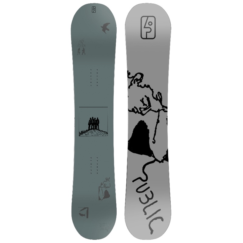 Public Joey Sexton Public Disorder Micro Camber Snowboard 2023