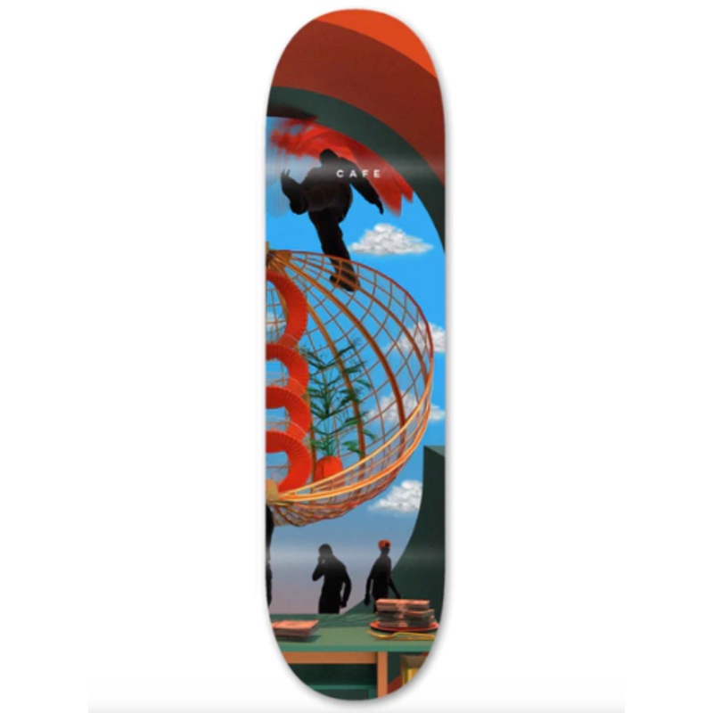 Skate Cafe Monopoly Two Skateboard in 8.5''