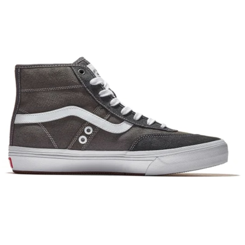Vans Crockett High in Twill Grape Leaf