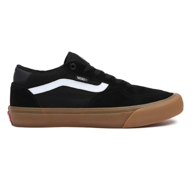 Vans Rowan Pro Skate Shoe in Black and Gum