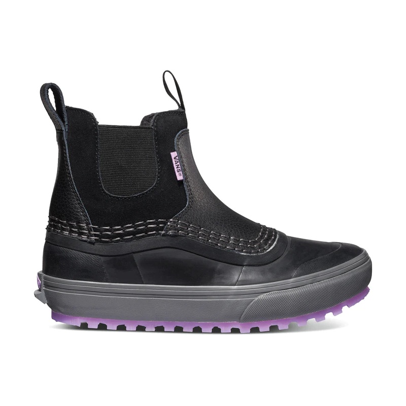 Vans Standard Mid MTE Chelsea Snow Boot in Black and Lilac Snow