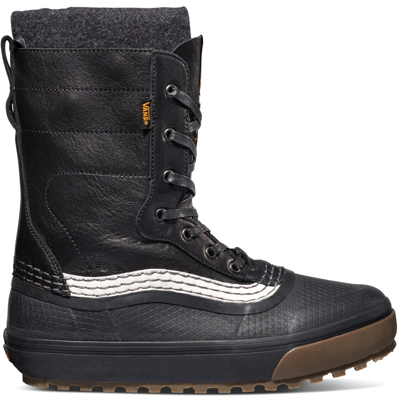 Vans Standard Zip MTE Snow Boot in Bryan Iguchi Black and Dark Gum