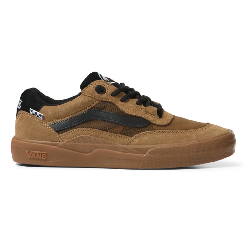Vans Wayvee Skate Shoe in Tobacco Brown