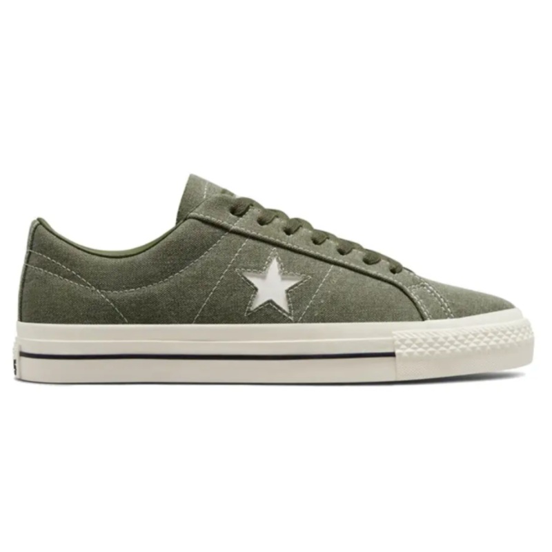 Converse Cons One Star Pro Ox in Utility, Egret and Black