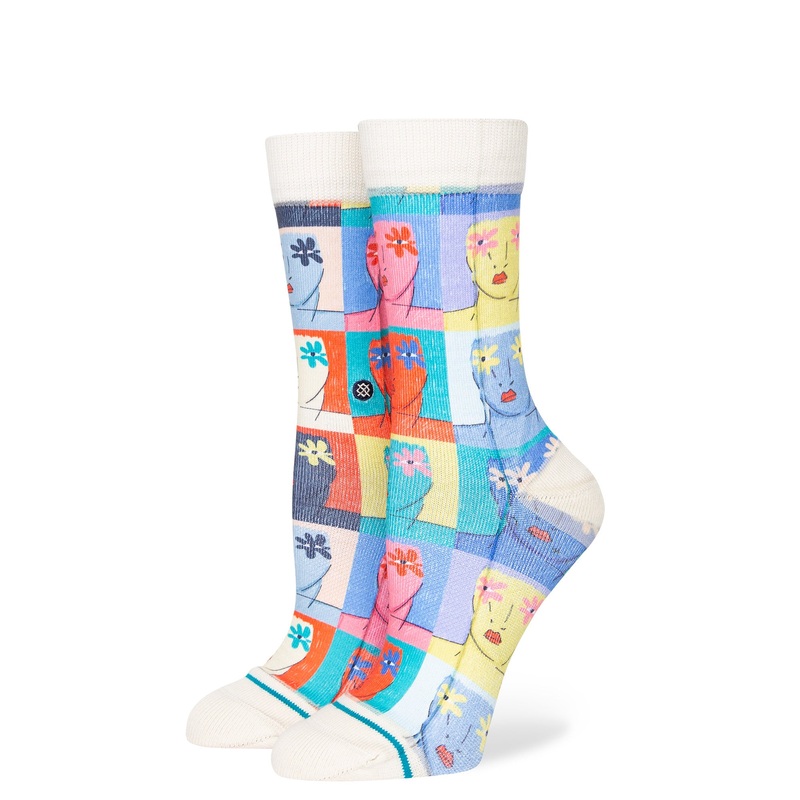 Stance Flower Faces Sock in OFW