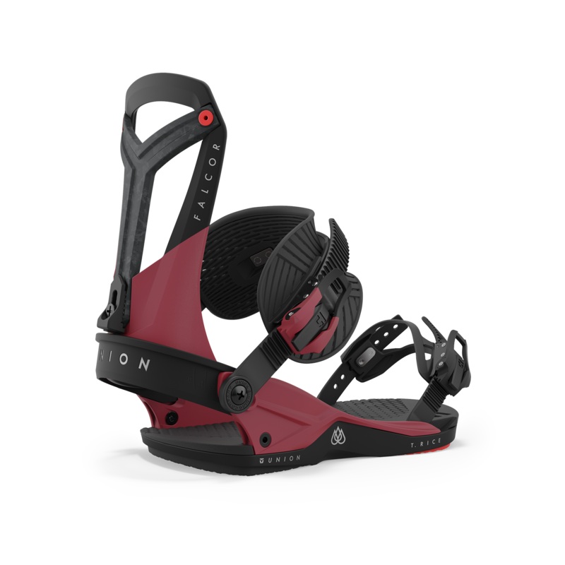 Union Falcor Snowboard Binding in Red 2024
