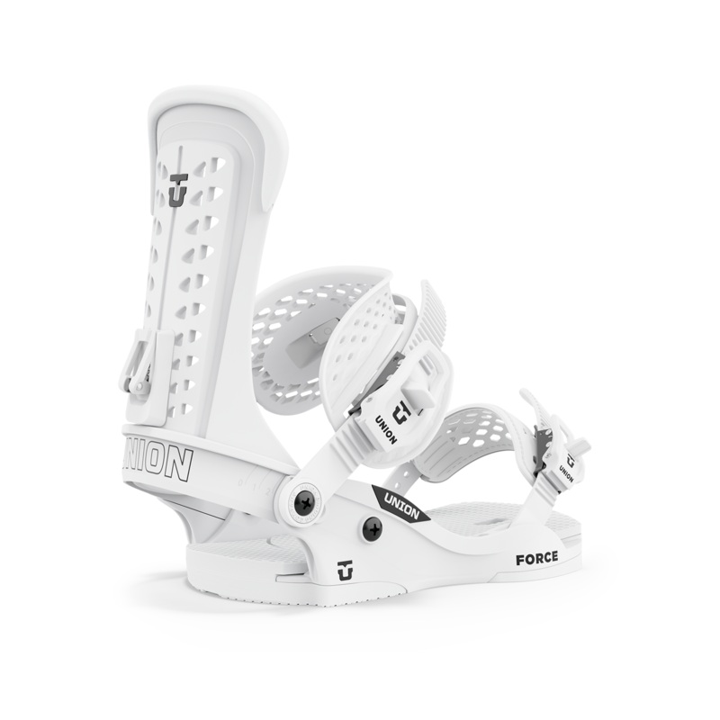 Union Force Classic Snowboard Binding in White 2024