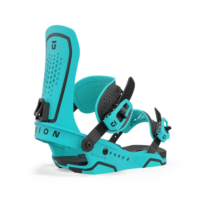 Union Force Snowboard Binding in Cyan 2024
