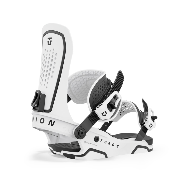 Union Force Snowboard Binding in White 2024
