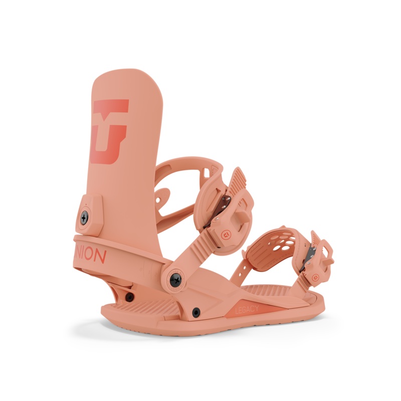 Union Legacy Womens Snowboard Binding in Tangerine 2024
