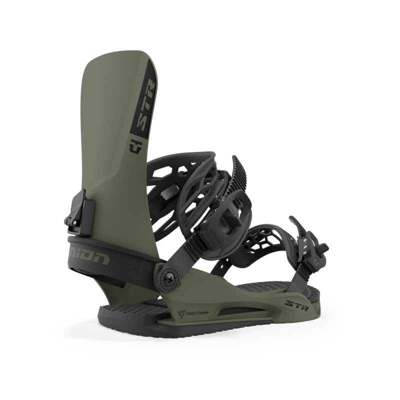 Union STR Snowboard Binding in Dark Green 2024
