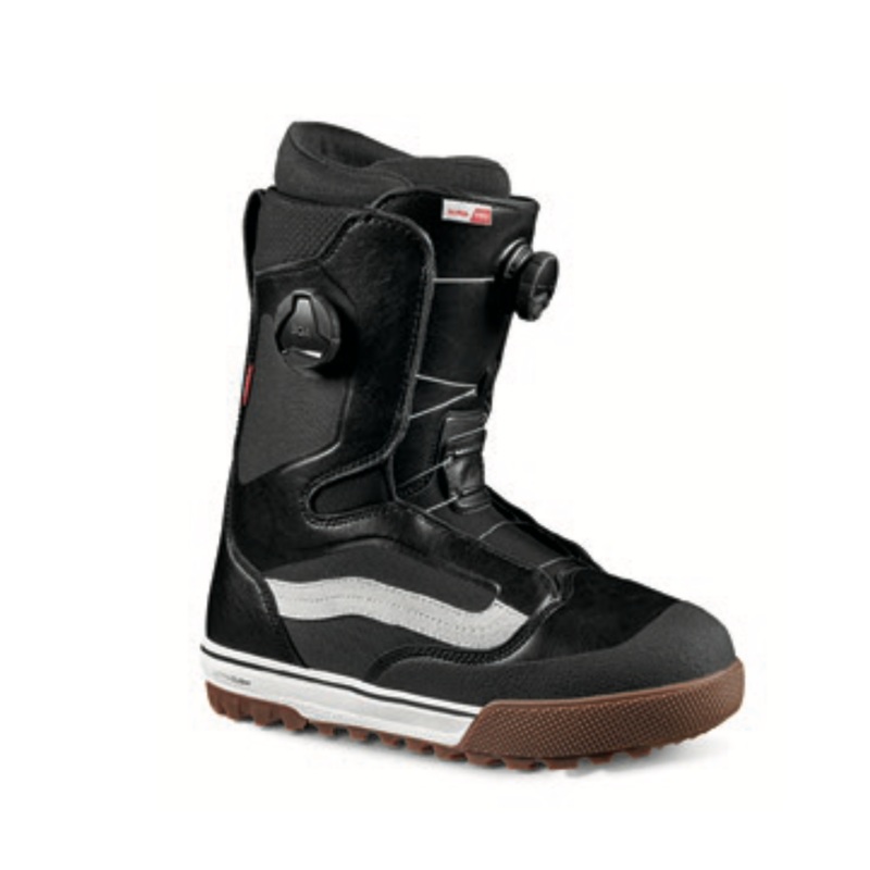 Vans Aura Pro Snowboard Boot in Black and White 2024