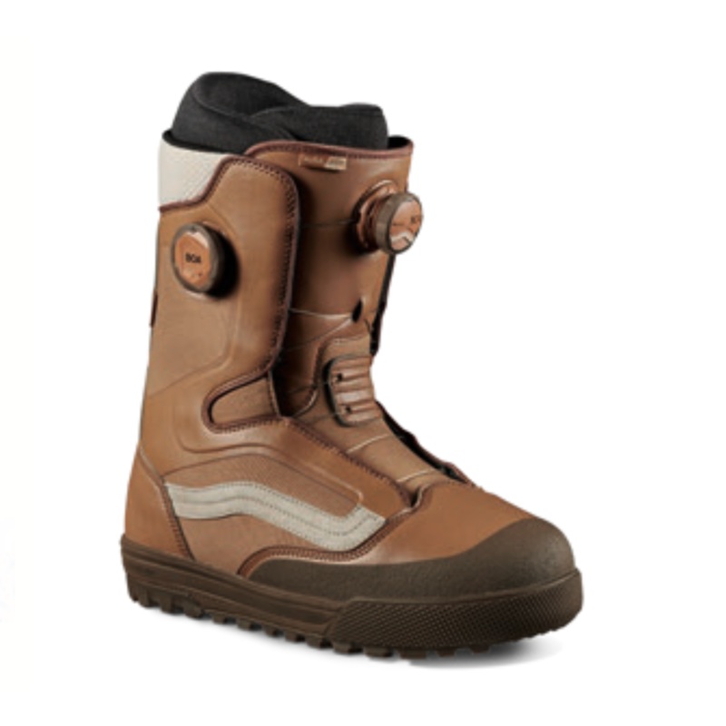 Vans Aura Pro Snowboard Boot in Tobacco and Gum 2024