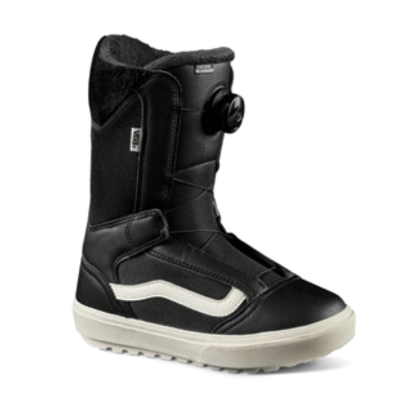 Vans Encore Linerless Womens Snowboard Boot in Black and Marshmallow 2024