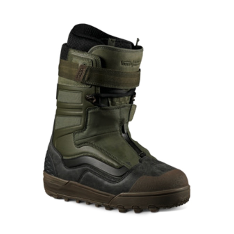 Vans Hi Country & Hell Bound Snowboard Boot in Olive and Gum 2024
