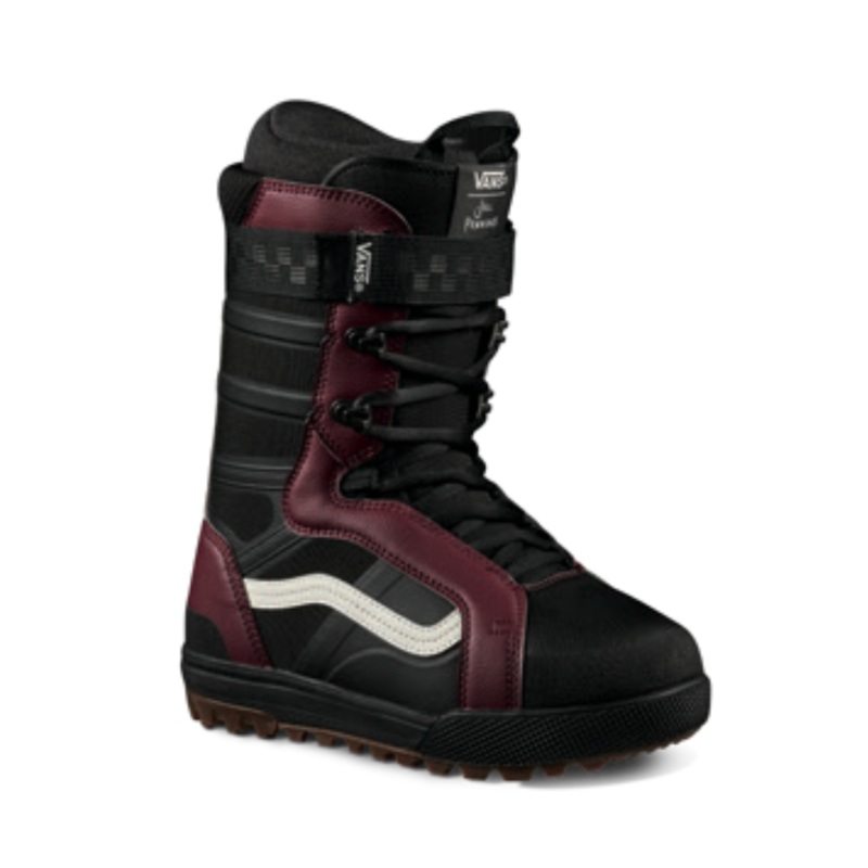 Vans Hi Standard Pro Womens Snowboard Boot in Jill Perkins Black and Burgundy 2024