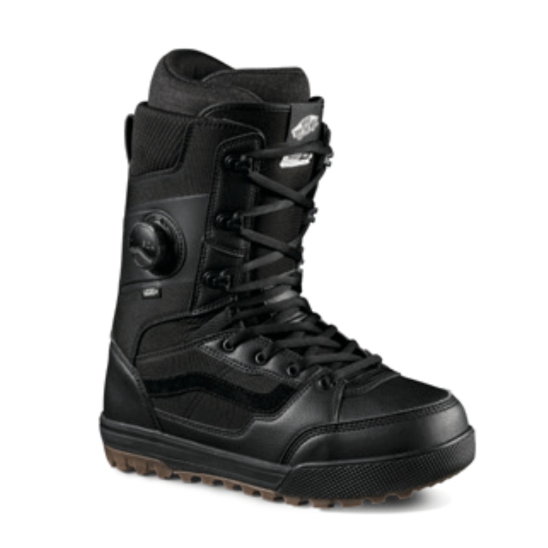 Vans Invado Pro Snowboard Boot in Black and Gum 2024