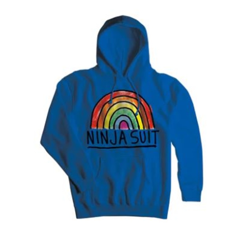 2022 Airblaster Ninja Rainbow Hoody in Royal