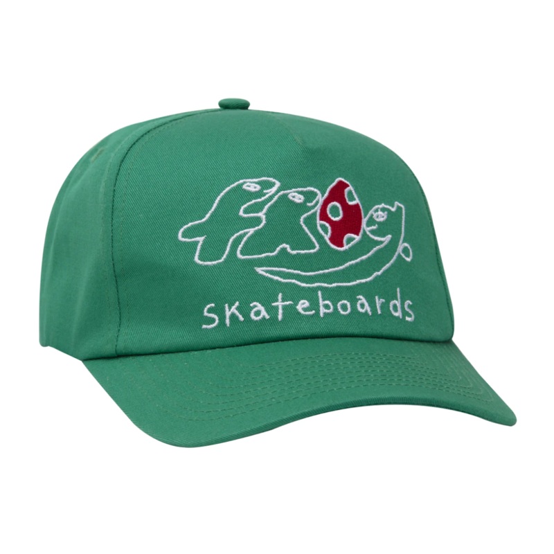 Frog Skateboards Dino Logo 5-Panel (Green) O/S