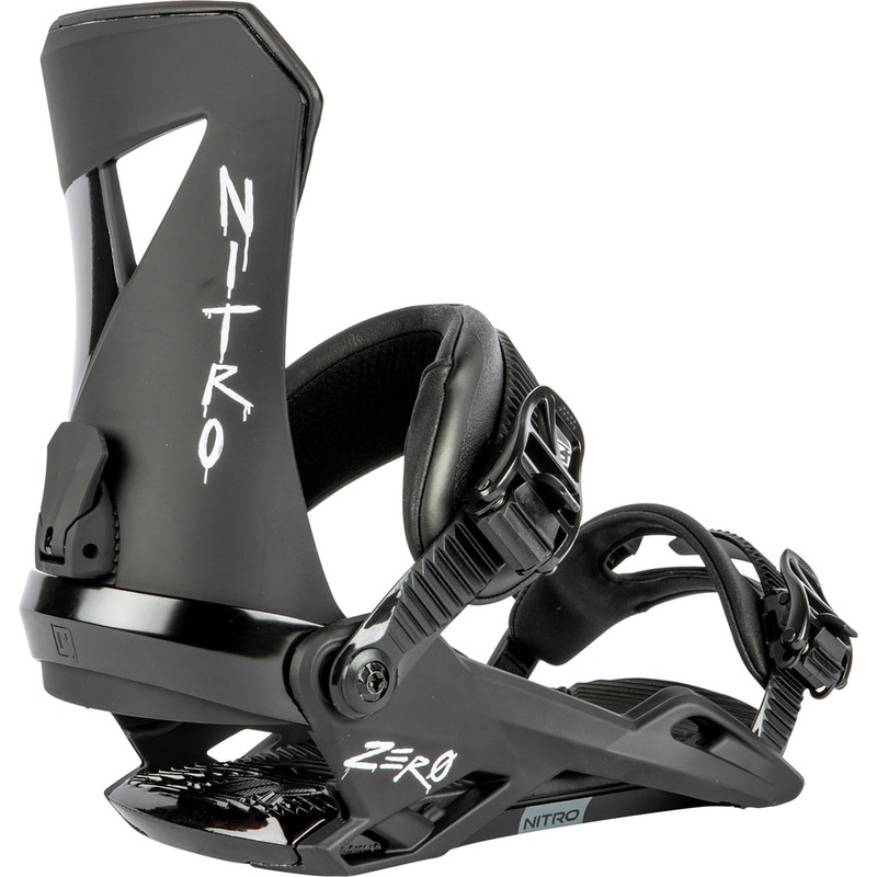 Nitro Zero Snowboard Bindings in Ultra Black 2024