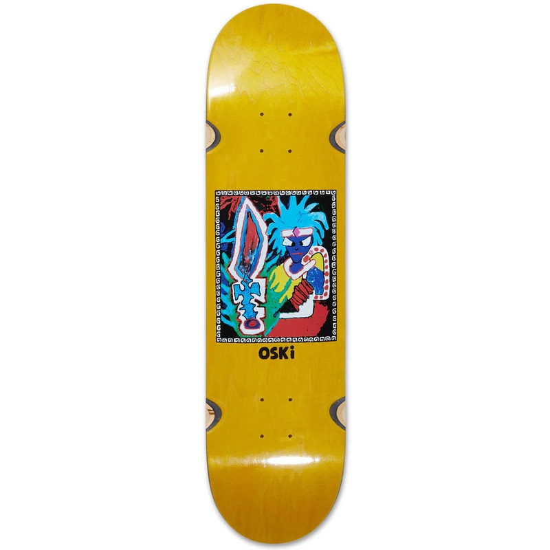 Polar Oskar Rozenberg Tribal Chief Wheel Well Skateboard Deck in 8.375''